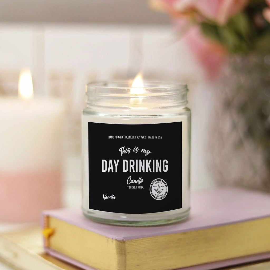 Outlet ⭐ Luckless Outfitters Day Drinking Candle (Hand Poured 9 Oz.) Vanilla ⭐ 6 Luckless Outfitters Day Drinking Candle (Hand Poured 9 Oz.) Vanilla