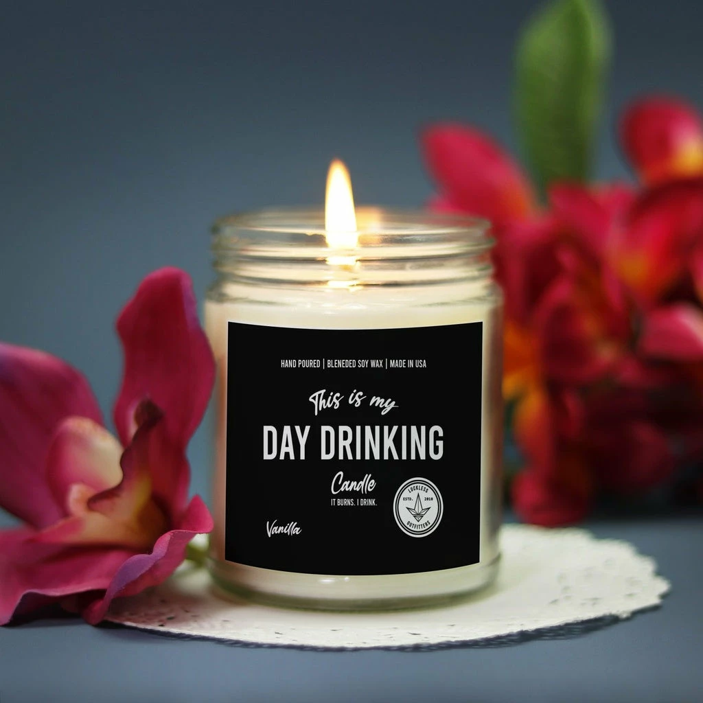 Outlet ⭐ Luckless Outfitters Day Drinking Candle (Hand Poured 9 Oz.) Vanilla ⭐ 5 Luckless Outfitters Day Drinking Candle (Hand Poured 9 Oz.) Vanilla