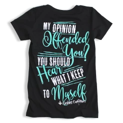 Luckless Outfitters Women My Opinion Offended You? ( Crew & V-Neck )