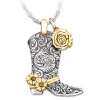 Promo ๐ Luckless Outfitters Vintage Western Totem Rose Flower ๐ฅพ Boots Necklace ๐ฅ 2 Luckless Outfitters Vintage Western Totem Rose Flower Boots Necklace