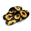 Interestprint Sunflower Cotton House Slippers Women