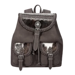 Montana West Trinity Ranch Hair On Cowhide Collection Backpack