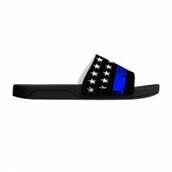 Luckless Outfitters Respect Slides - Blue Line Women