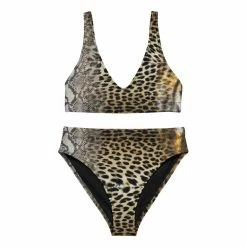 Luckless Outfitters Wild Cat High-Waisted Bikini