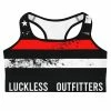 Luckless Outfitters RESPECT THE RED SPORTS BRA