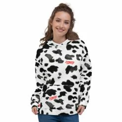 Printful Holy Cow Unisex Hoodie Women