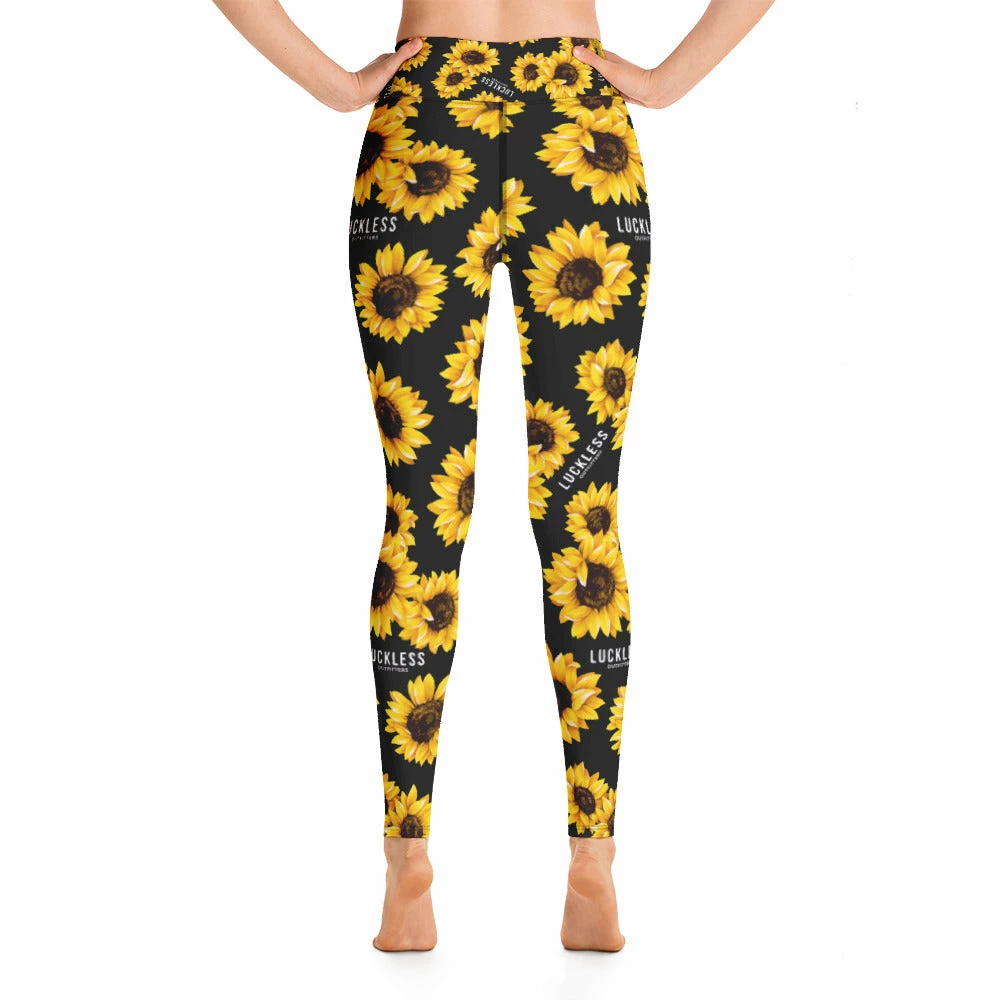 Budget ๐ Printful Sunflower Yoga Leggings ๐ 8 Printful Sunflower Yoga Leggings