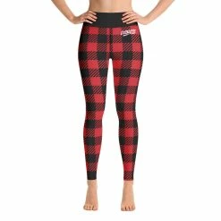 Printful Buffalo Plaid Women's Yoga Leggings