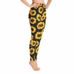 Budget ๐ Printful Sunflower Yoga Leggings ๐ 15 Printful Sunflower Yoga Leggings