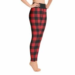 Printful Buffalo Plaid Women's Yoga Leggings