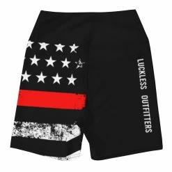 Luckless Outfitters RESPECT THE RED YOGA SHORTS Women