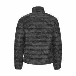 Interestprint Men's Black Camo Padded Jacket