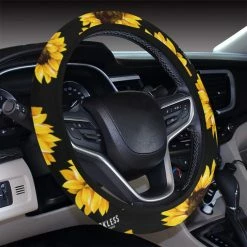 Interestprint Home & Living Sunflower Steering Wheel Cover