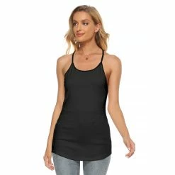 Yoycol SUNFLOWER CRISS-CROSS OPEN BACK TANK TOP