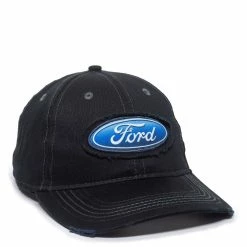 Outdoor Cap Fordยฎ Blue On Black Hat
