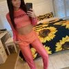 Best reviews of ๐ Yoycol Ombre Jambo Crop Set Sun Kissed Coral ๐ฉ Women ๐ 1 Yoycol Ombre Jambo Crop Set Sun Kissed Coral Women