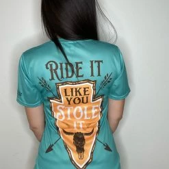Yoycol LO RIDE IT LIKE YOU STOLE IT | Athletic Tee Women