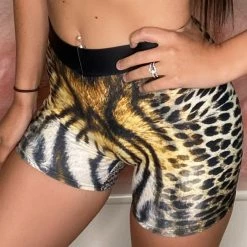 Luckless Outfitters Wild Cat Yoga Shorts