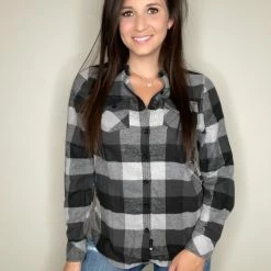 Luckless Outfitters Women Ladies Boyfriend Flannel - If I'm Too Much Then Go Find Less