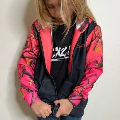 Yoycol SUN KISSED KIDS CAMO HEAVY ZIP FLEECE HOODIE