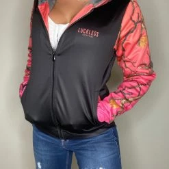 Yoycol SUN KISSED CAMO HEAVY ZIP FLEECE HOODIE