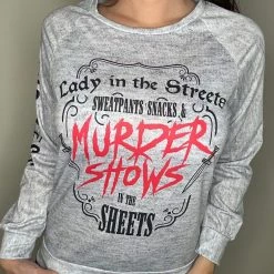 Best Pirce ๐ฏ Yoycol ๐ฉ Women's Raglan Sleeve Sweatshirt - Murder Shows ๐ 13 Yoycol Women's Raglan Sleeve Sweatshirt - Murder Shows