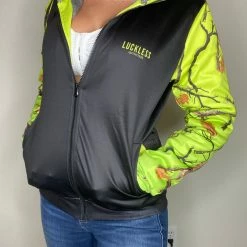 Yoycol Women Hi-Vis Camo HEAVY ZIP FLEECE HOODIE