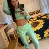Deals 🔔 Yoycol Ombre Jambo Crop Set Aquamarine 👩 Women ✔️ 1 Yoycol Ombre Jambo Crop Set Aquamarine Women