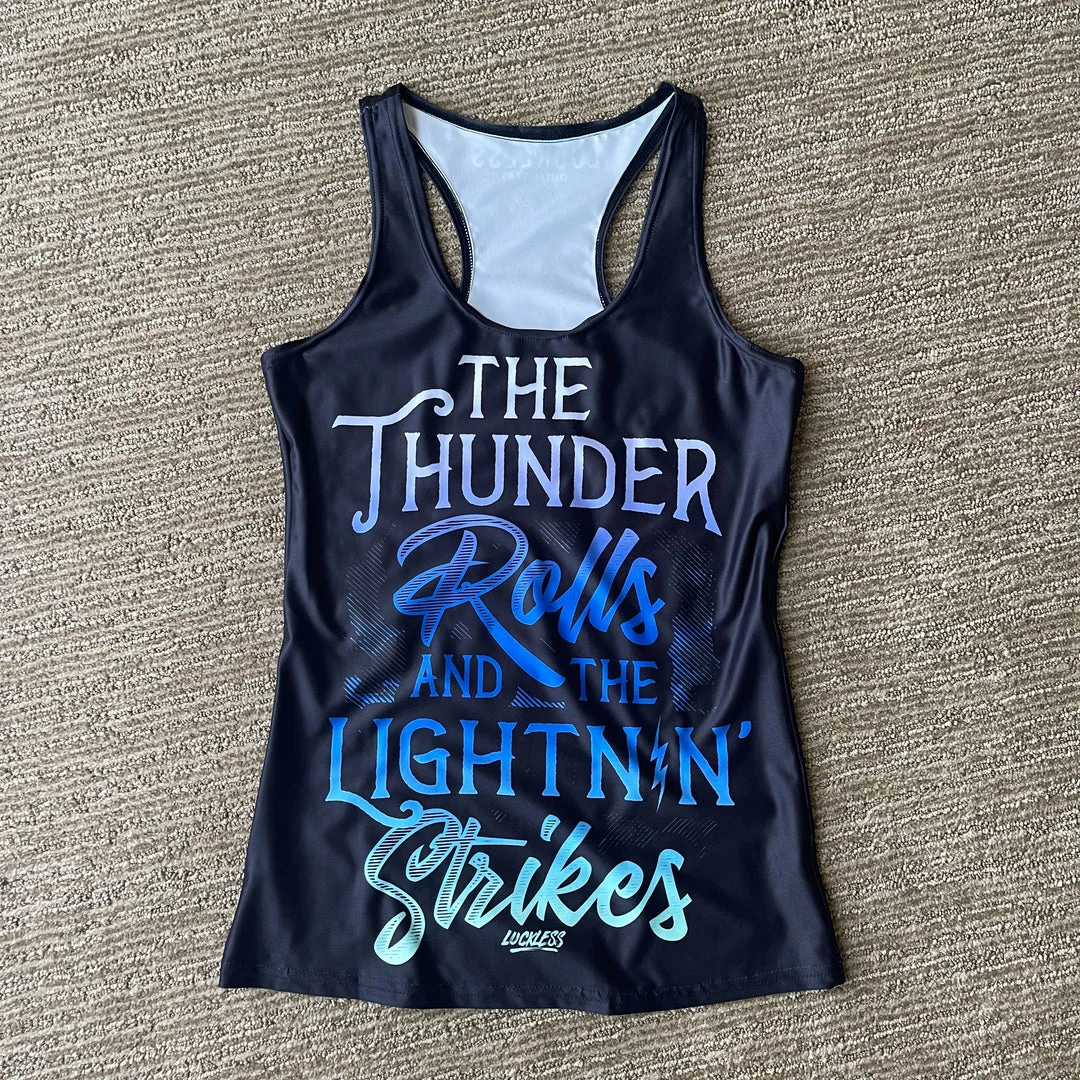 Brand new π― Yoycol Thunder Rolls Racerback Tank Top π© Women π 6 Yoycol Thunder Rolls Racerback Tank Top Women