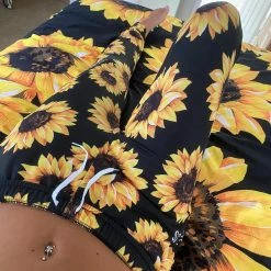 Printful Sunflower Joggers Sunflower Lovers