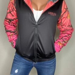 Yoycol SUN KISSED CAMO HEAVY ZIP FLEECE HOODIE