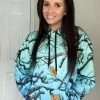 Cheapest π Printful Darlin Camo Hoodie Aquamarine π 1 Printful Darlin Camo Hoodie Aquamarine