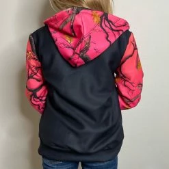 Yoycol SUN KISSED KIDS CAMO HEAVY ZIP FLEECE HOODIE