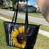 Buy ๐ฏ Interestprint ๐ฉ Women Patriotic Sunflower Leather Belt Tote Bag ๐ฏ 2 Interestprint Women Patriotic Sunflower Leather Belt Tote Bag