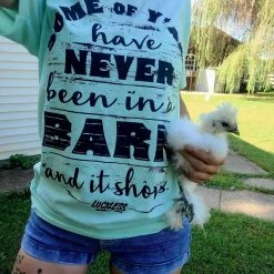 Luckless Outfitters Women Never Been In A Barn Tee
