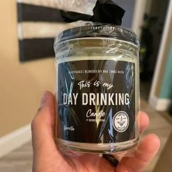 Luckless Outfitters Day Drinking Candle (Hand Poured 9 Oz.) Vanilla