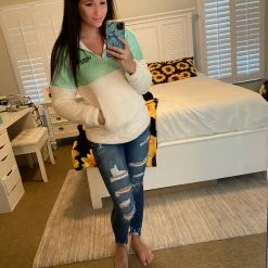 Discount π Yoycol Fall Festival Fleece Aquamarine π© Women π 8 Yoycol Fall Festival Fleece Aquamarine Women