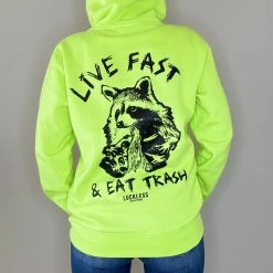 Luckless Outfitters Live Fast Eat Trash Heavyweight Hoodie
