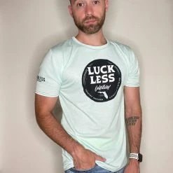 Luckless Outfitters Men's Premium Tee | Lite Blue