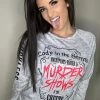 Yoycol Women's Raglan Sleeve Sweatshirt - Murder Shows