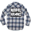 Luckless Outfitters Ladies Boyfriend Flannel - Rebel Heart Women
