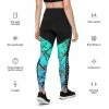 Luckless Outfitters Darlin Camo Compression Leggings Aquamarine