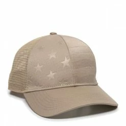 Outdoor Cap Men OC Debossed Stars And Stripes Hat