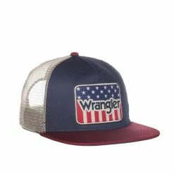 Outdoor Cap Women WRANGLER Navy + Khaki Mesh Snap