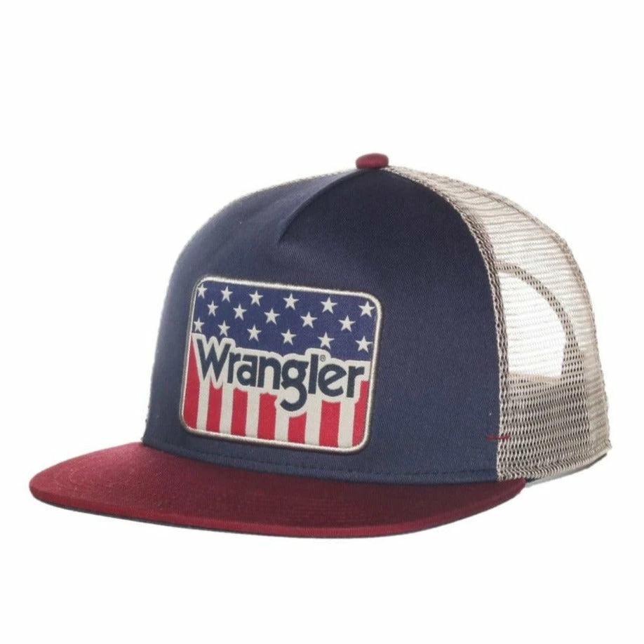 Budget ๐งจ Outdoor Cap ๐ฉ Women WRANGLER Navy + Khaki Mesh Snap ๐ 3 Outdoor Cap Women WRANGLER Navy + Khaki Mesh Snap