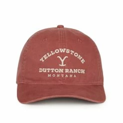 Outdoor Cap YELLOWSTONE + WRANGLER | Dutton Ranch Red Montana Hat