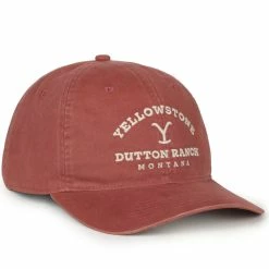 Outdoor Cap YELLOWSTONE + WRANGLER | Dutton Ranch Red Montana Hat