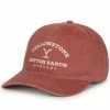 Promo 🤩 Outdoor Cap YELLOWSTONE + WRANGLER | Dutton Ranch Red Montana Hat 🌟 1 Outdoor Cap YELLOWSTONE + WRANGLER | Dutton Ranch Red Montana Hat