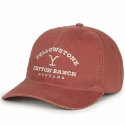 Outdoor Cap YELLOWSTONE + WRANGLER | Dutton Ranch Red Montana Hat