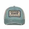 Outdoor Cap YELLOWSTONE + WRANGLER | Dutton Ranch Teal Hat
